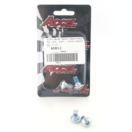 ACCEL brake disc bolts rear (set of 4-M8) SUZUKI RMZ 250 / 450 '07-'15