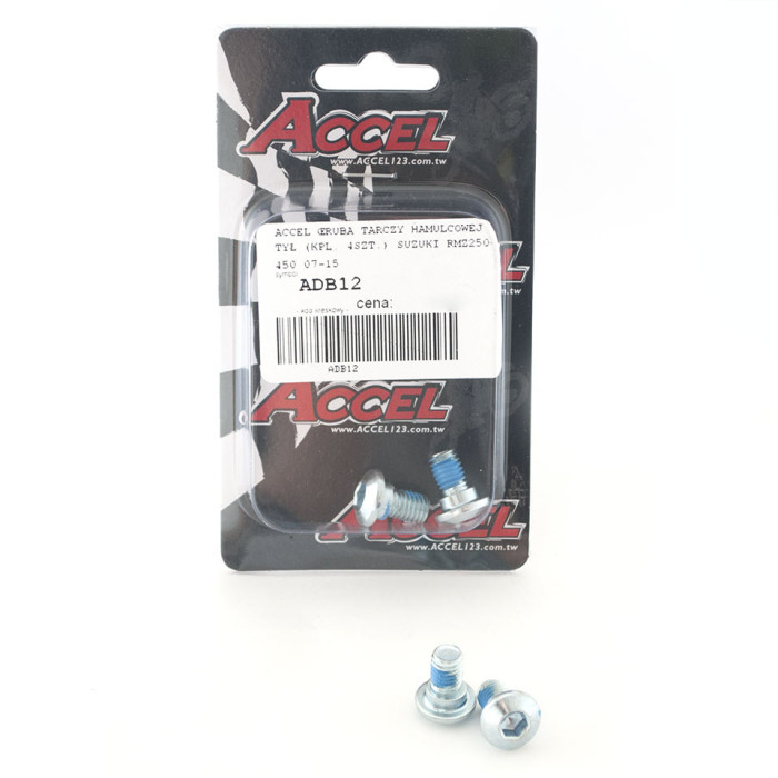 ACCEL stabdžių disko varžtai galas (komplektas 4vnt.-M8) SUZUKI RMZ 250 / 450 '07-'15