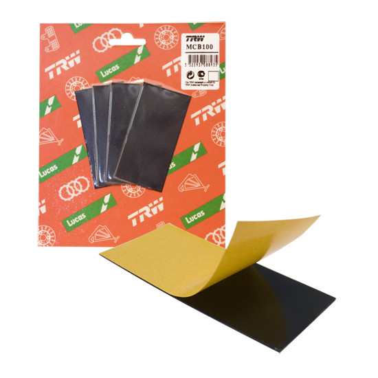 TRW LUCAS ANTI-VIBRATION PADS FOR BRAKE PADS ( 4 vnt. 80X40mm )