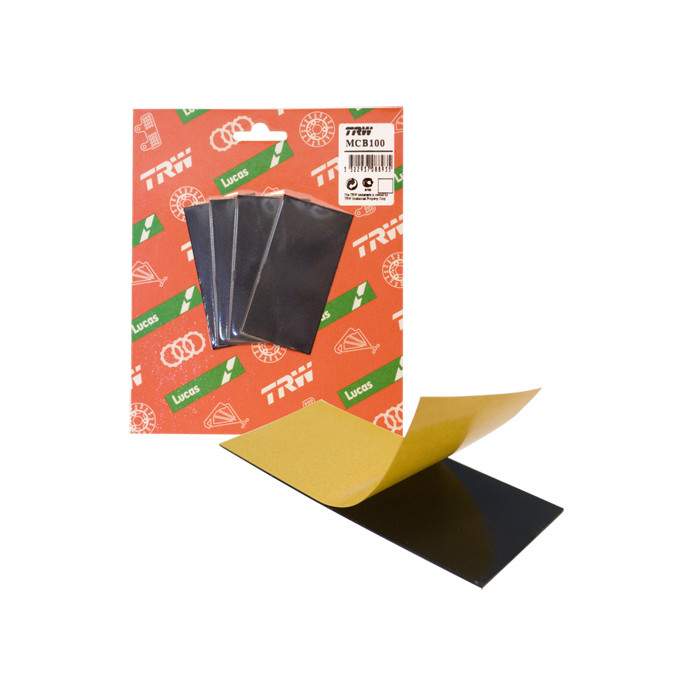 TRW LUCAS ANTI-VIBRATION PADS FOR BRAKE PADS ( 4 vnt. 80X40mm )
