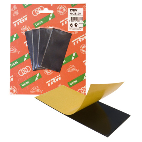 TRW LUCAS ANTI-VIBRATION PADS FOR BRAKE PADS ( 4 vnt. 80X40mm )