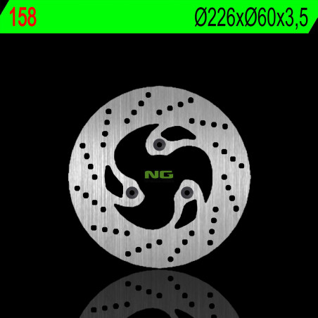 NG brake disc front KYMCO PEOPLE 50 00-03, 125 / 150 99-00 (226X60X3,5mm) (3X10,5mm)