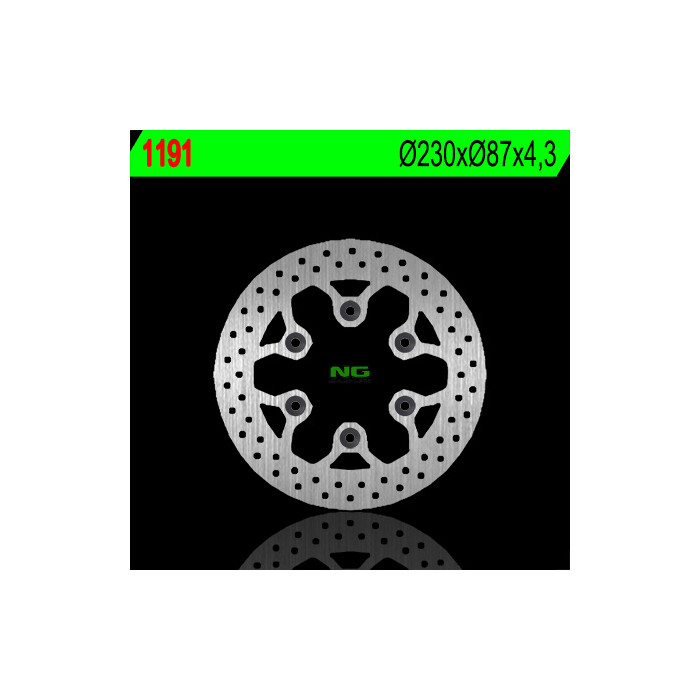 NG brake disc rear HYOSUNG GT 125 / 250 / 650 (230X87X4.2) (6X10.5mm)