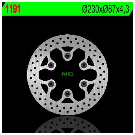 NG brake disc rear HYOSUNG GT 125 / 250 / 650 (230X87X4.2) (6X10.5mm)