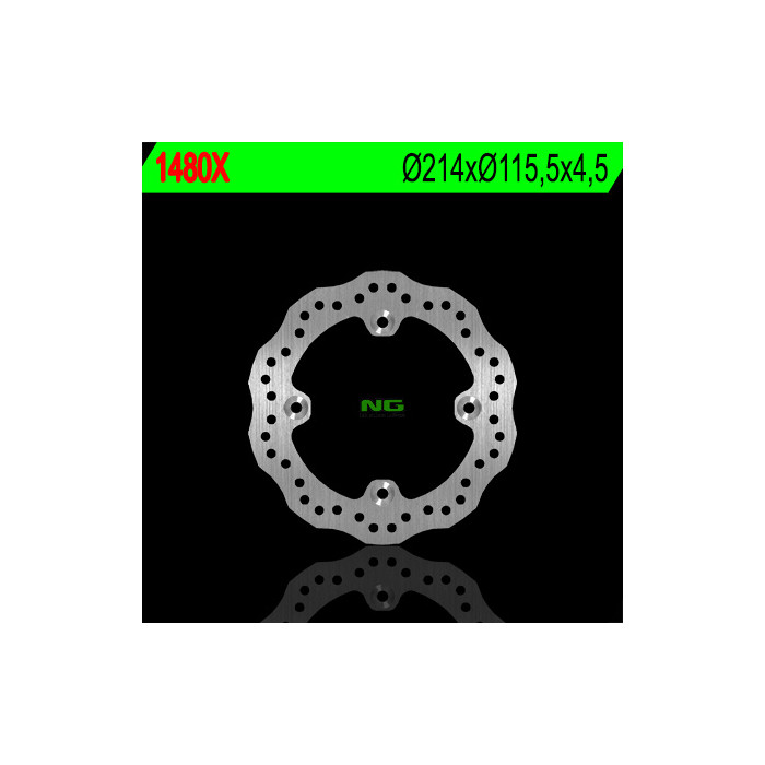 NG brake disc front / rear CAN-AM 500 / 650 / 800 / 1000 RENEGATE / OUTLANDER (214X115,5X4,5) (4X8,5mm) WAVE