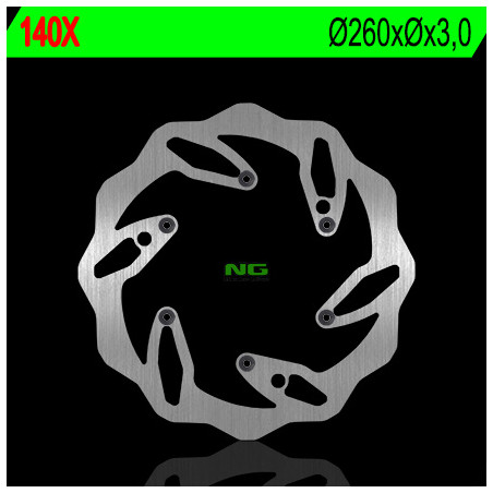 NG brake disc front KTM / HUSABERG (260X-X3,5 / 3 / 3) WAVE