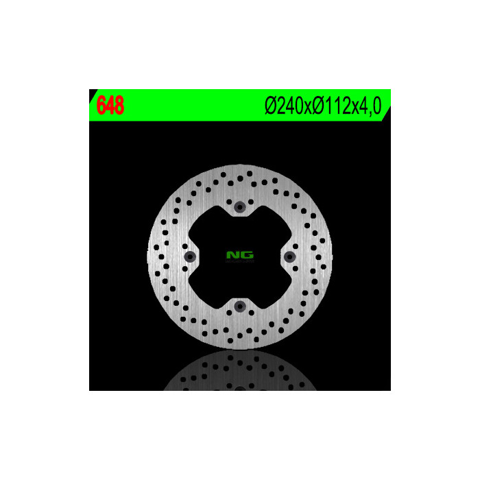 NG brake disc rear HUSQVARNA CR / WR / TE / TC / SMR (240X112X4) (4X9.5mm)