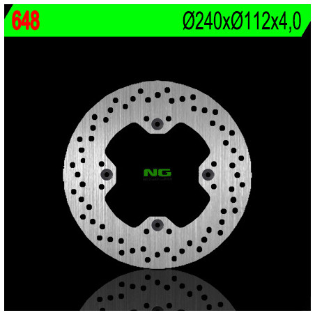 NG brake disc rear HUSQVARNA CR / WR / TE / TC / SMR (240X112X4) (4X9.5mm)