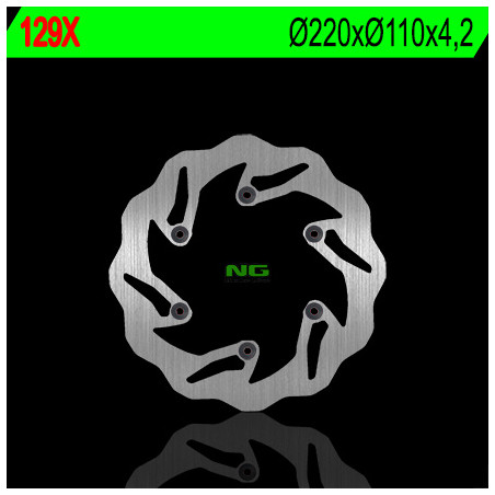 NG stabdžių diskas galas KTM SX / EXC / LC4, HUSABERG (220X110X4,2) WAVE