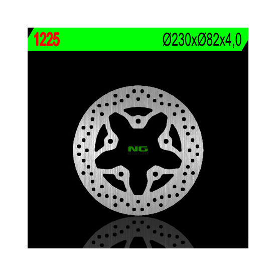 NG brake disc rear KAWASAKI ZXR 750 '91-'95, ZX 7R '96-'99, ZX 9R '94-'97, GTR 1000 '86-'93, ZR 1100 '96-'98 (230X82X4) (5