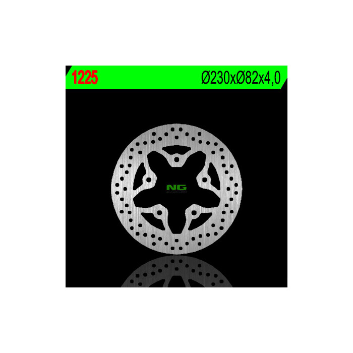 NG brake disc rear KAWASAKI ZXR 750 '91-'95, ZX 7R '96-'99, ZX 9R '94-'97, GTR 1000 '86-'93, ZR 1100 '96-'98 (230X82X4) (5