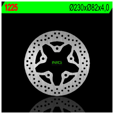 NG brake disc rear KAWASAKI ZXR 750 '91-'95, ZX 7R '96-'99, ZX 9R '94-'97, GTR 1000 '86-'93, ZR 1100 '96-'98 (230X82X4) (5