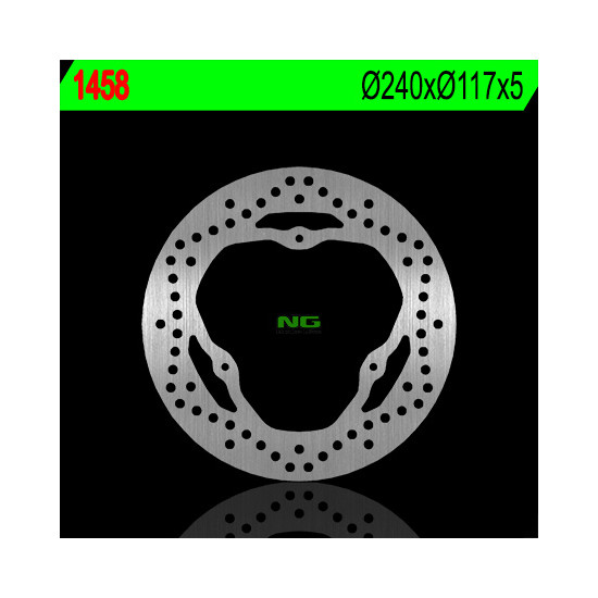 NG brake disc rear YAMAHA X-MAX 125 / 250 R / ABS '11-'16 (240X117X5) (3X8,5mm)