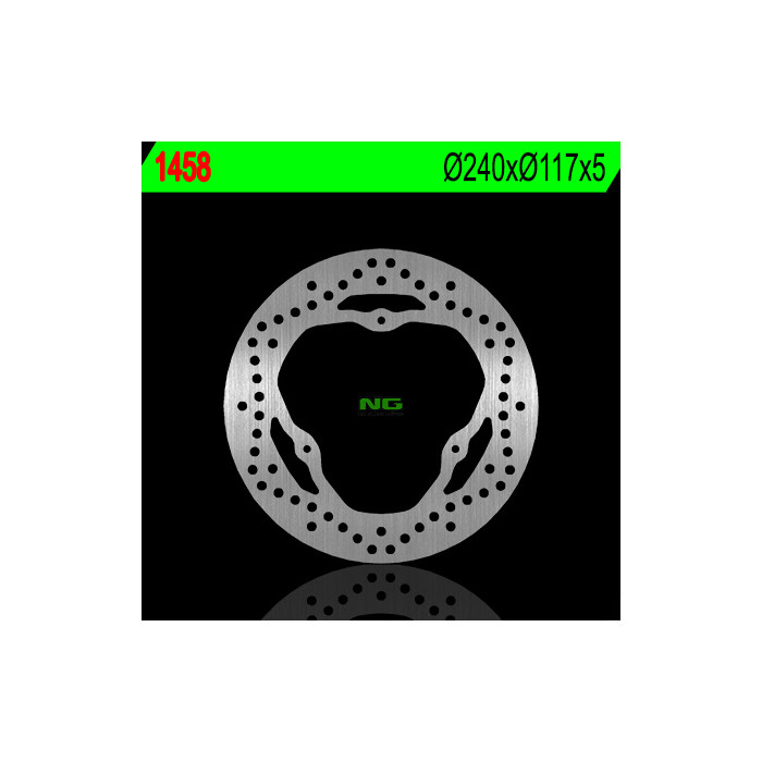 NG brake disc rear YAMAHA X-MAX 125 / 250 R / ABS '11-'16 (240X117X5) (3X8,5mm)