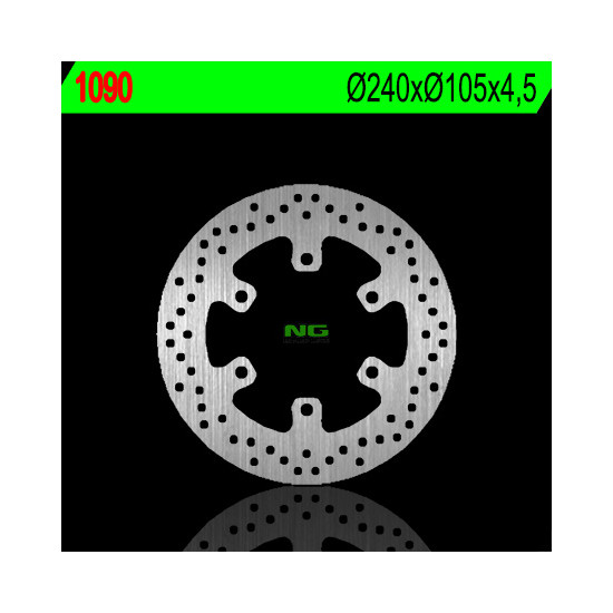 NG brake disc front PIAGGOP 50 / 125 / 250 / 300 / 400 / 500, GILERA 125 / 200 / 500, BMW G650X-rear (240X105X4.5)
