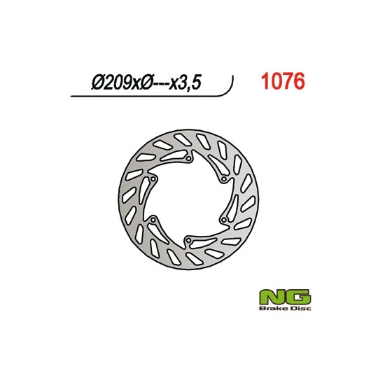 NG brake disc rear CPI 50 SM / SX (209x-x3.5)