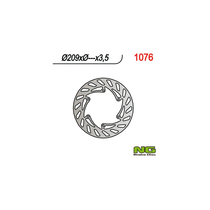 NG brake disc rear CPI 50 SM / SX (209x-x3.5)