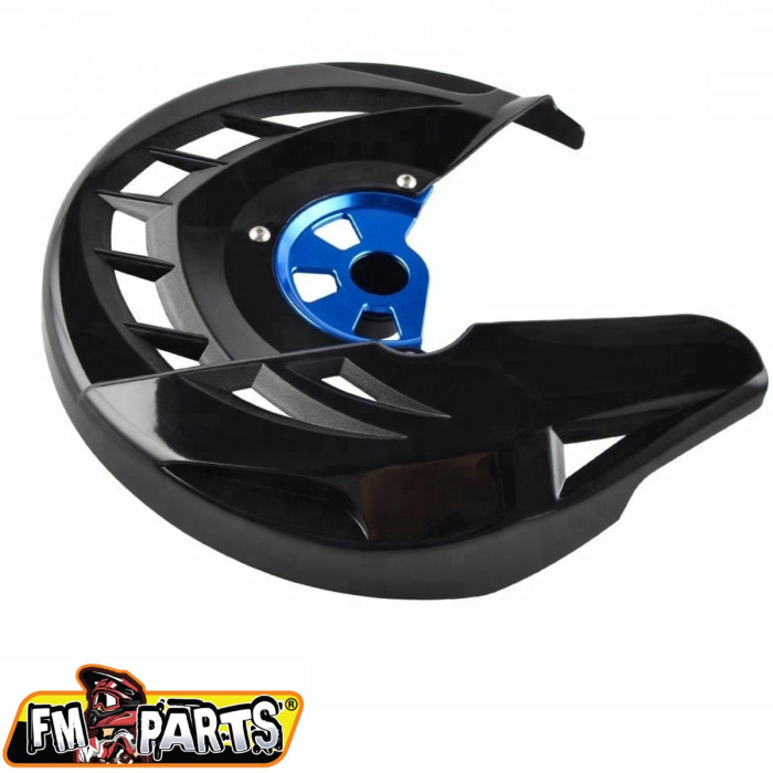 FM-PARTS priekinių stabdžių disko apsauga priekis KTM '15-22' HUSQVARNA '15-22' spalva CZARNO NIEBIESKA