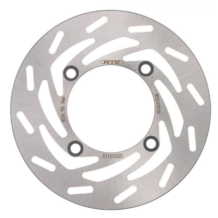 MTX brake disc front YAMAHA YFM 550 '07-'14, YFM 700F GRIZZLY '07-'18 (220X96X3,5mm) (4X10,5mm)