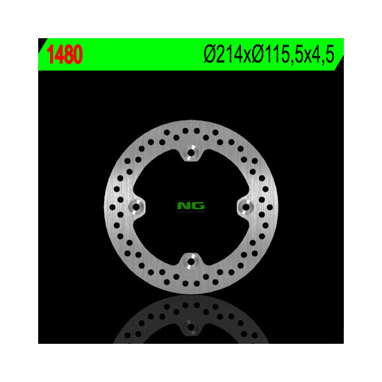 NG brake disc front / rear CAN-AM 500 / 650 / 800 / 1000 RENEGATE / OUTLANDER (214X115.5X4.5) (4X8.5mm)