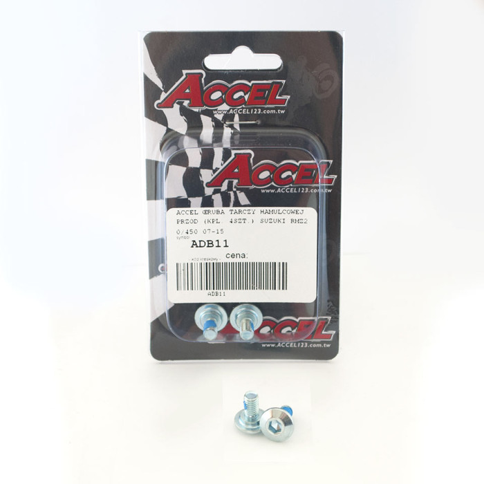 ACCEL stabdžių disko varžtai priekis (komplektas 4vnt.-M6) SUZUKI RMZ 250 / 450 '07-'16