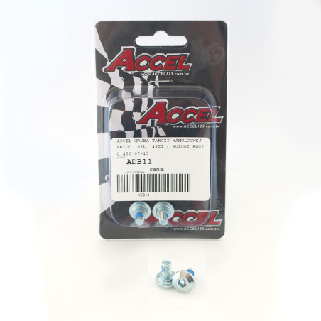 ACCEL brake disc bolts front (set of 4-M6) SUZUKI RMZ 250 / 450 '07-'16