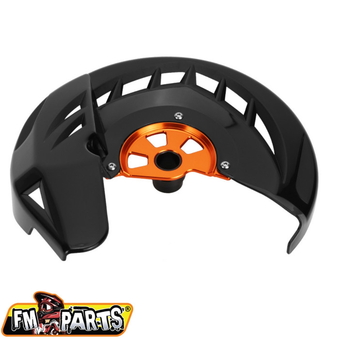 FM-PARTS priekinių stabdžių disko apsauga priekis KTM '15-22' spalva juoda oranžinė