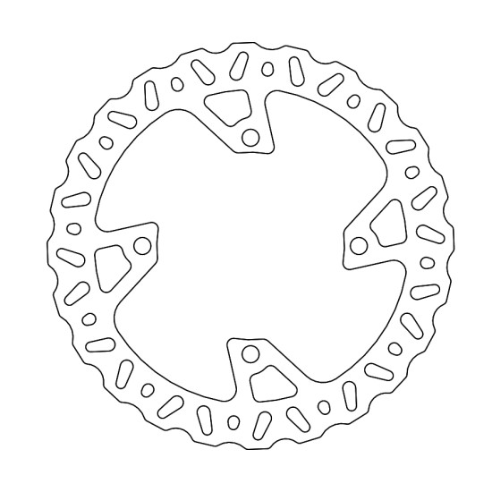 MOTO-MASTER brake disc rear NITRO rear 250mm KAWASAKI KXF 450 '19 -