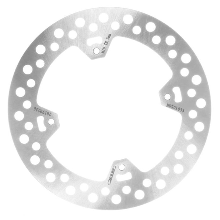 MTX brake disc rear HONDA CR 125R / 250R '02-'08, CRF 250R / 450R '02-'21, CRF 250X / 450X '04-'20 (240X121X4mm) (4X6.5mm)