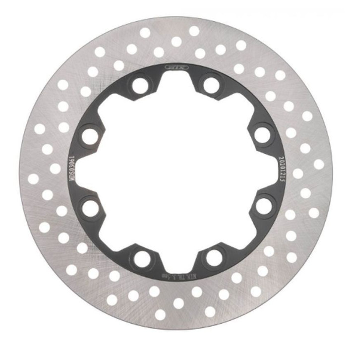 MTX brake disc rear KAWASAKI KL 250G SUPER SHERPA '97-'00, KMX 125 '86-'02, KLX 125 / 250 '97-'08 (210X110X4mm) (8X10.5mm)