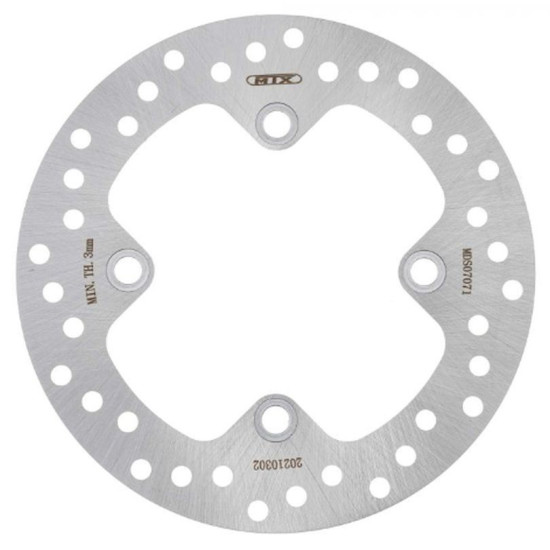 MTX brake disc rear YAMAHA YFM 550 GRIZZLY '11-'14, YFM 700 GRIZZLY '07-'18 (250X98X4,0mm) (4X10,5mm)