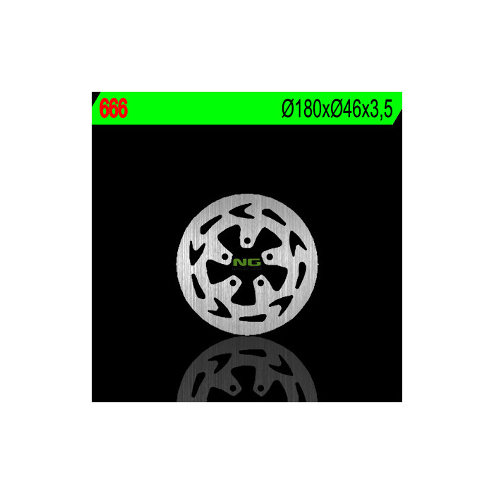 NG brake disc front GAS GAS 50 EC / TXT (180X46X3,5) (5X6,5mm)