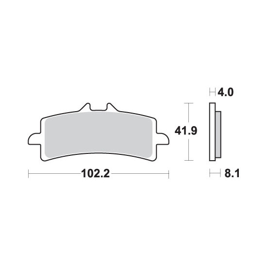 SBS brake pads KH447 RACING DUAL CARBON color black