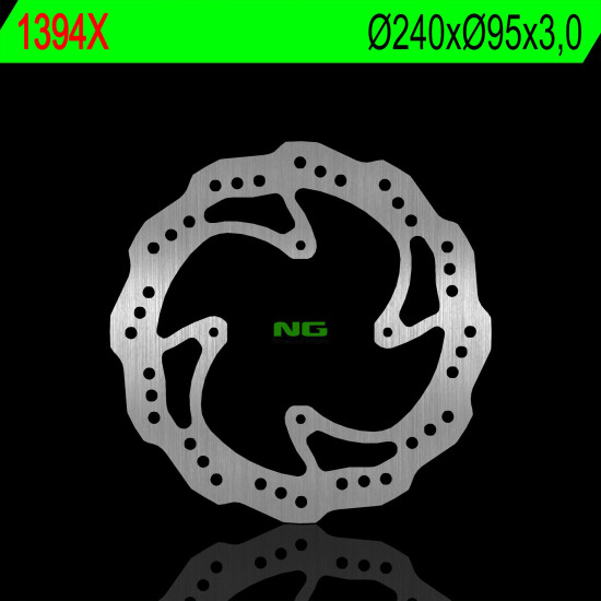 NG brake disc front KTM SX 85 '12-'16 (wheel 19' / 16'), HUSQVARNA TC 85 '14-'16 (240X95X3) (4X6,5mm) WAVE