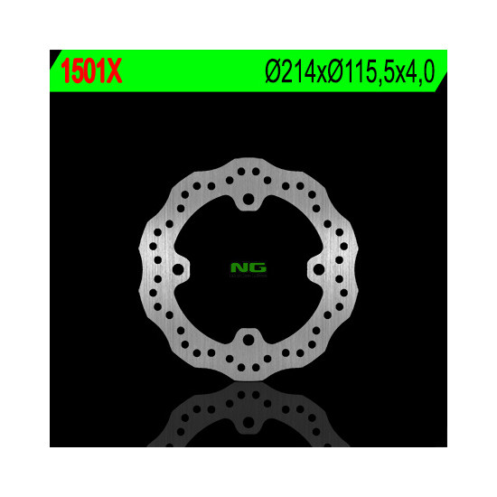 NG brake disc front / rear CAN-AM COMMANDER 800 / 1000 '11-'14, MAVERICK 1000 '13-'14 (241X115,5X4) (4X11,5mm) WAVE
