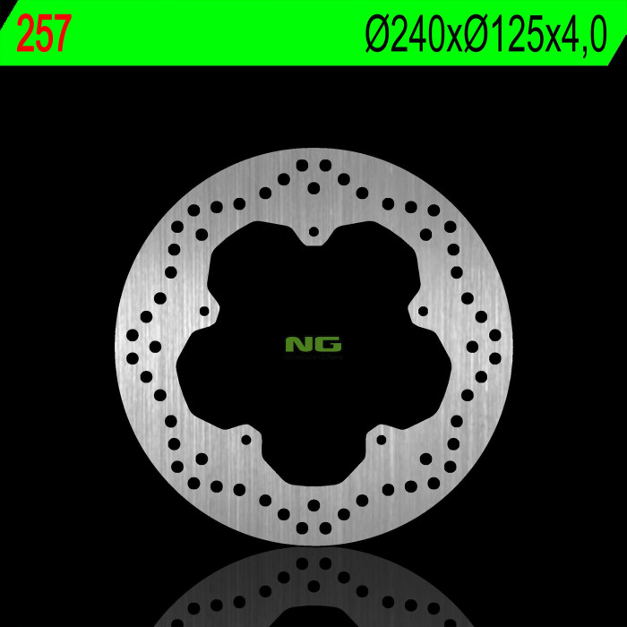 NG brake disc front / rear PIAGGIO BEVERLY 125 08-09, X9 EVOLUTION 125 / 250 00-07, ITALJET DRAGSTER 125 9901 (rear) (2