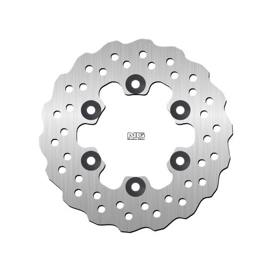NG brake disc rear KAWASAKI KLX125 '10-17 (190X84X4mm) (6X10,5mm) WAVE