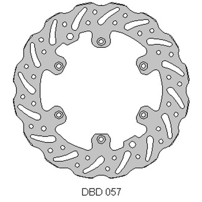 DELTA BRAKING brake disc front BETA 2T / 4T '13-21, WAVE (260X126,5X3mm) (6X6,5mm) (NG1293)