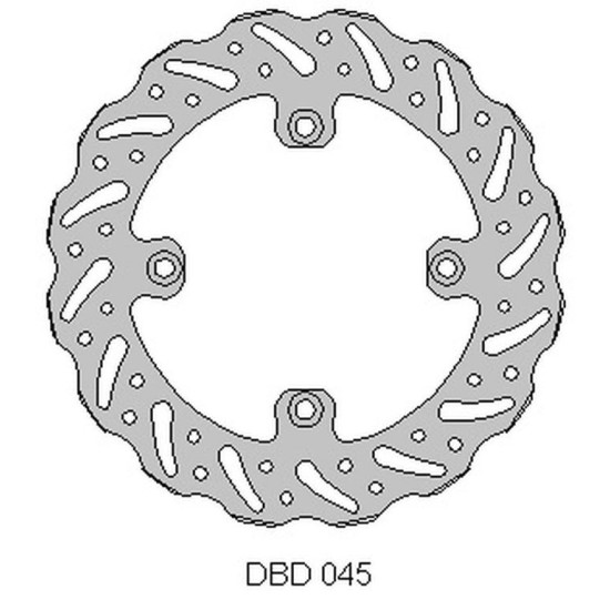 DELTA BRAKING brake disc rear BETA 250 RR '05-12, 525 RR '05-12, WAVE (260X120,3X4mm) (4X8,5mm) (NG1264)