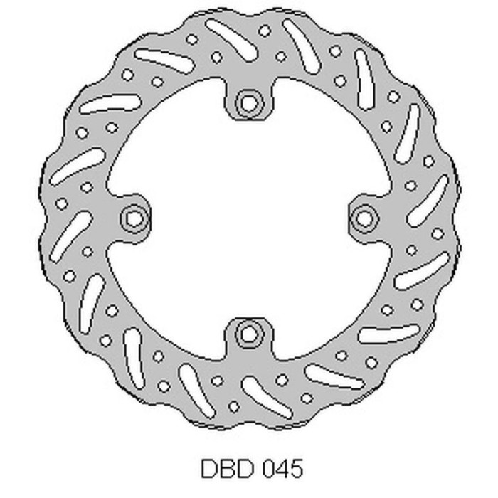 DELTA BRAKING brake disc rear BETA 250 RR '05-12, 525 RR '05-12, WAVE (260X120,3X4mm) (4X8,5mm) (NG1264)