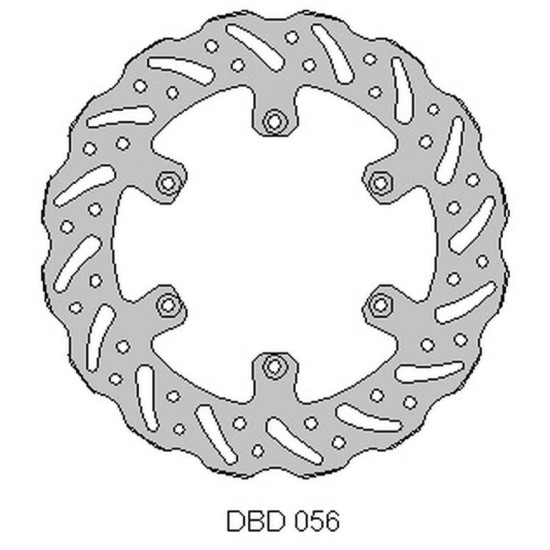 DELTA BRAKING brake disc rear BETA 2T / 4T '13-21, WAVE (220X108,2X4mm) (6X6,5mm) (NG1294)