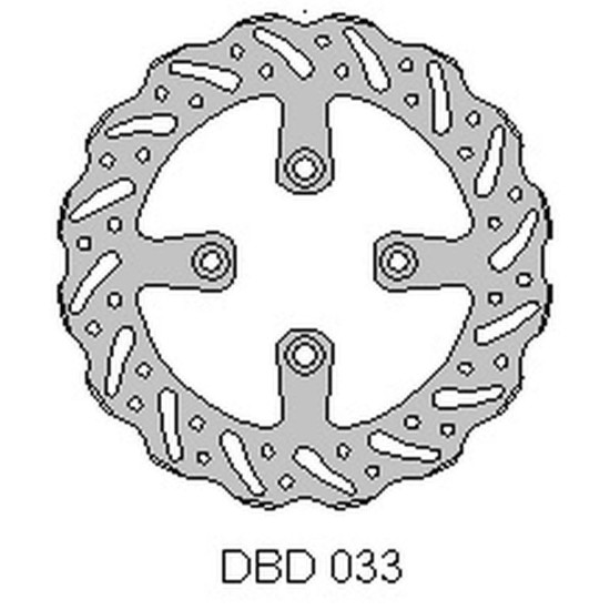 DELTA BRAKING brake disc rear GAS-GAS 65MC '21, KTM SX65 '04-21, WAVE (160X45X3mm) (4X6,5mm) (NG1026)