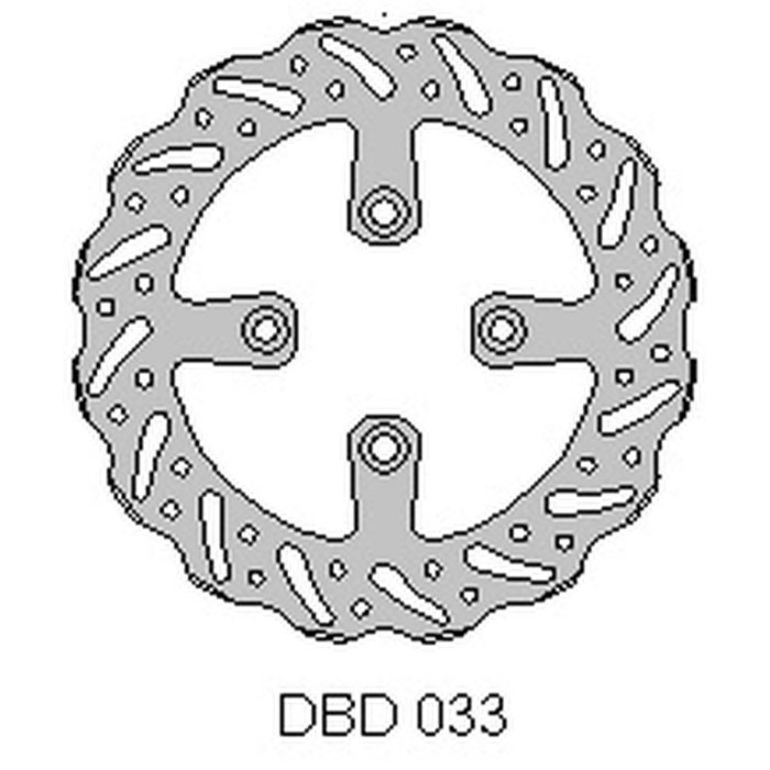 DELTA BRAKING brake disc rear GAS-GAS 65MC '21, KTM SX65 '04-21, WAVE (160X45X3mm) (4X6,5mm) (NG1026)