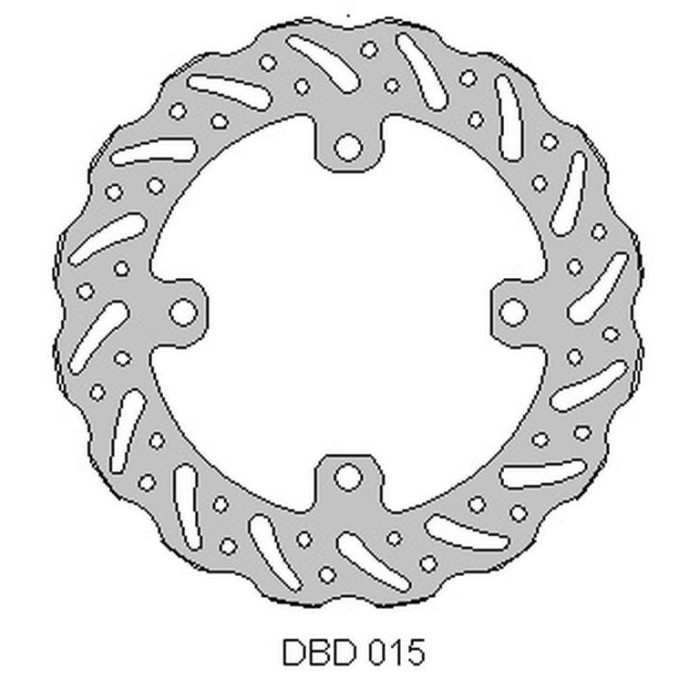 DELTA BRAKING brake disc rear KAWASAKI KX 125 '03-08, KX 250 '03-18, 21, KX 450 '06-18, 21, KLX 450 '07-21, KXE 450'10-20,