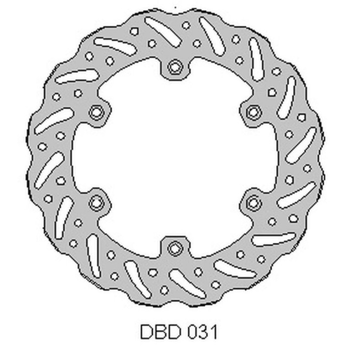 DELTA BRAKING brake disc rear YAMAHA WR 125 '92-00, YZ 125 '90-00,WR / YZ 250 '90-00, WRF / YZF 400 / 426 '98-00, WAVE (22