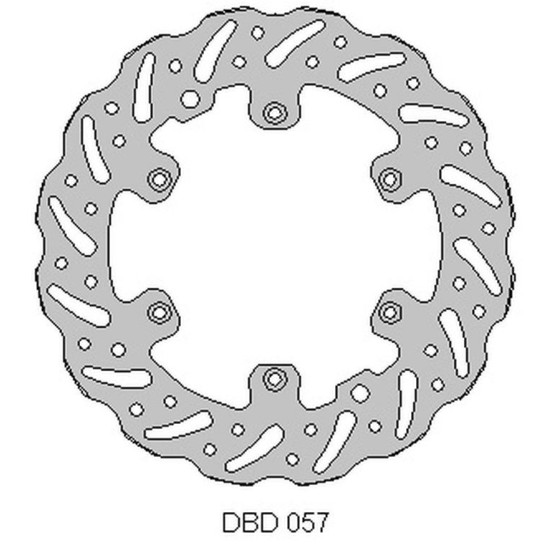 DELTA BRAKING brake disc front BETA 2T / 4T '13-21, WAVE (260X126,5X3mm) (6X6,5mm) (NG1293)