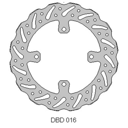 DELTA BRAKING brake disc front KAWASAKI KX 125 '03-08, KX 250 '03-18, 21, KX 450 '06-18, 21, KLX 450 '07-21, KXF 450'10-2