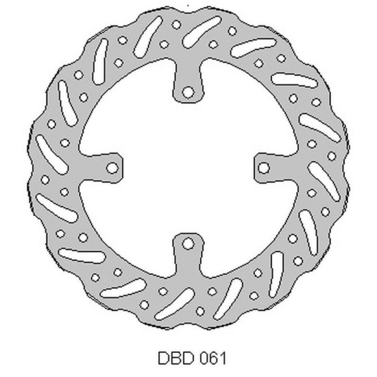 DELTA BRAKING brake disc front KAWASAKI KX 250 '15-21, KX 450 '15-21, WAVE (270X109,5X4mm) (4X9,5mm) (NG1151)