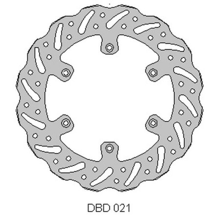 DELTA BRAKING stabdžių diskas priekis SUZUKI RM 125 '88-10, RM 250 '88-10, DRZ 250 '01-07, YAMAHA YZ 125 '01-16, YZ / YZF / WR 2