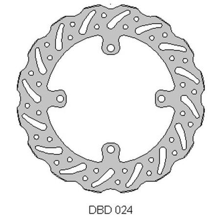 DELTA BRAKING brake disc front SUZUKI RMZ 250 '07-21, RMZ 450 '05-21, RMX450 '10-19, WAVE (250X118X3mm) (4X9,5mm) (NG1048